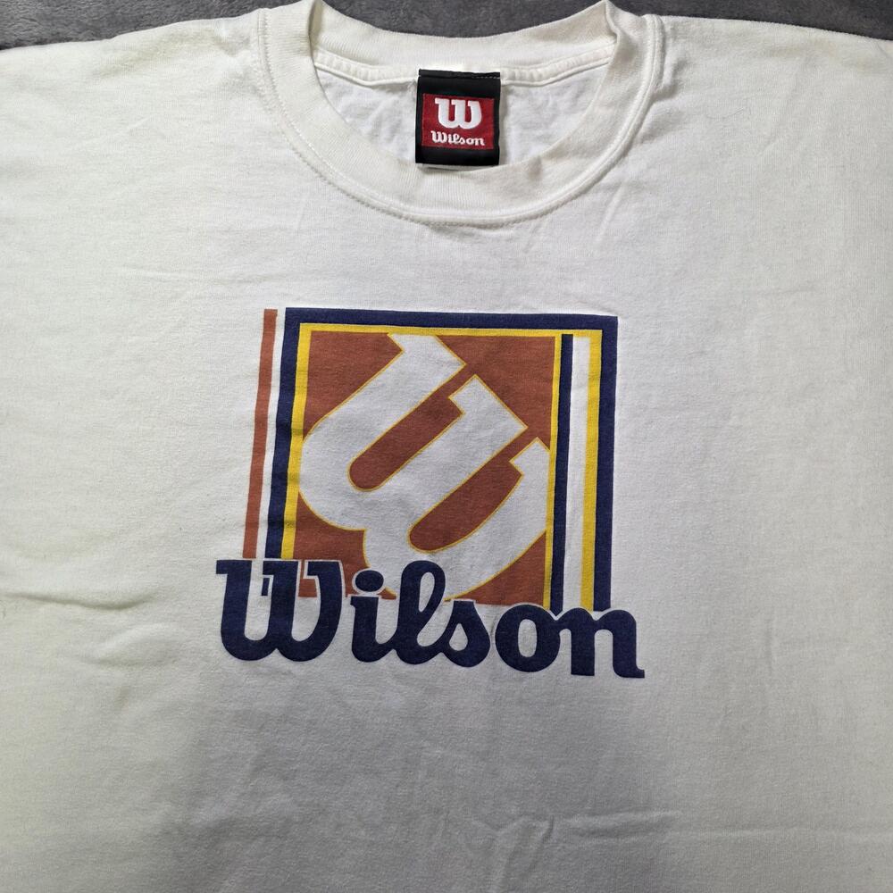 Vintage Wilson Shirt Mens XL White Tennis Championships 2004 Graphic Tournament